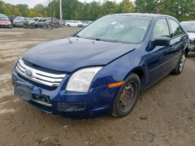 3FAHP06Z87R257511 - 2007 FORD FUSION S BLUE photo 2