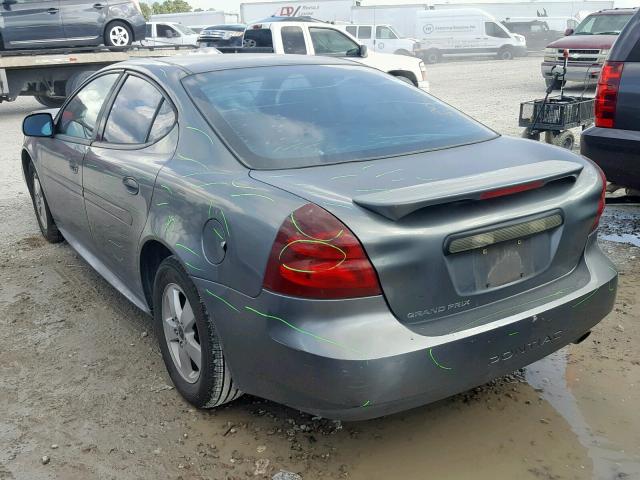 2G2WP522651334258 - 2005 PONTIAC GRAND PRIX GRAY photo 3