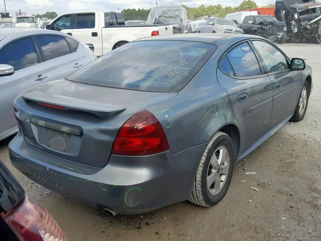 2G2WP522651334258 - 2005 PONTIAC GRAND PRIX GRAY photo 4