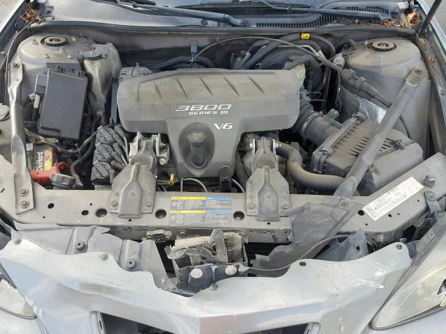 2G2WP522651334258 - 2005 PONTIAC GRAND PRIX GRAY photo 7