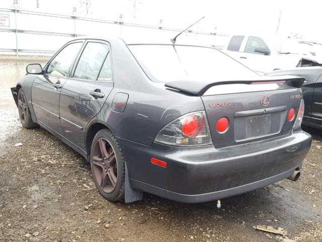 JTHBD192120059485 - 2002 LEXUS IS 300 GRAY photo 3