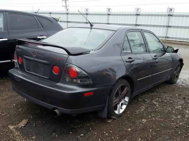 JTHBD192120059485 - 2002 LEXUS IS 300 GRAY photo 4