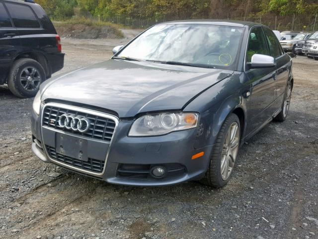 WAUGL78E47A128161 - 2007 AUDI NEW S4 QUA CHARCOAL photo 2