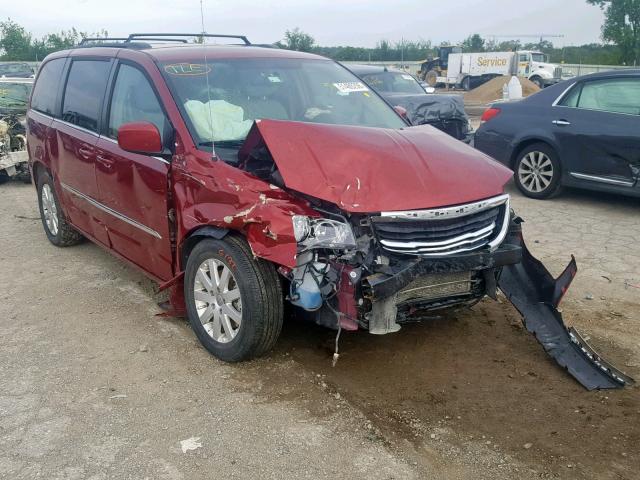 2C4RC1BG0ER403150 - 2014 CHRYSLER TOWN & COU MAROON photo 1