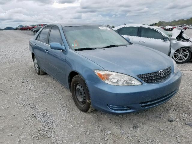 JTDBE32K230182847 - 2003 TOYOTA CAMRY LE BLUE photo 1