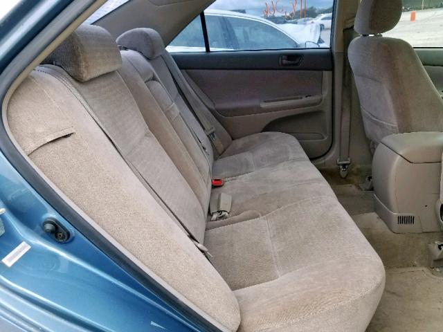 JTDBE32K230182847 - 2003 TOYOTA CAMRY LE BLUE photo 6