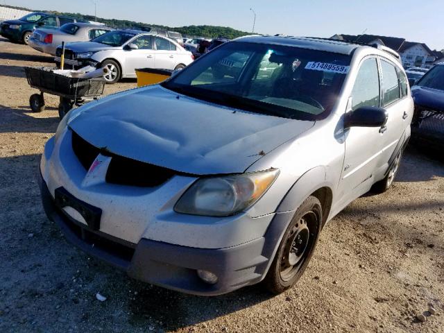 5Y2SL62823Z419666 - 2003 PONTIAC VIBE SILVER photo 2