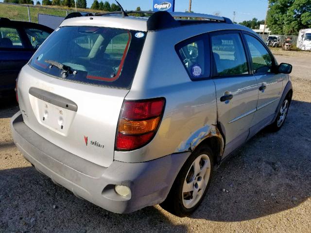 5Y2SL62823Z419666 - 2003 PONTIAC VIBE SILVER photo 4