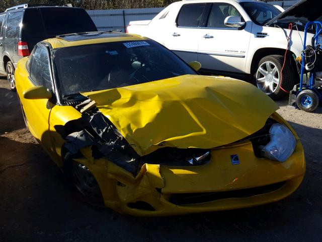 1G8ZY12791Z107653 - 2001 SATURN SC2 YELLOW photo 1