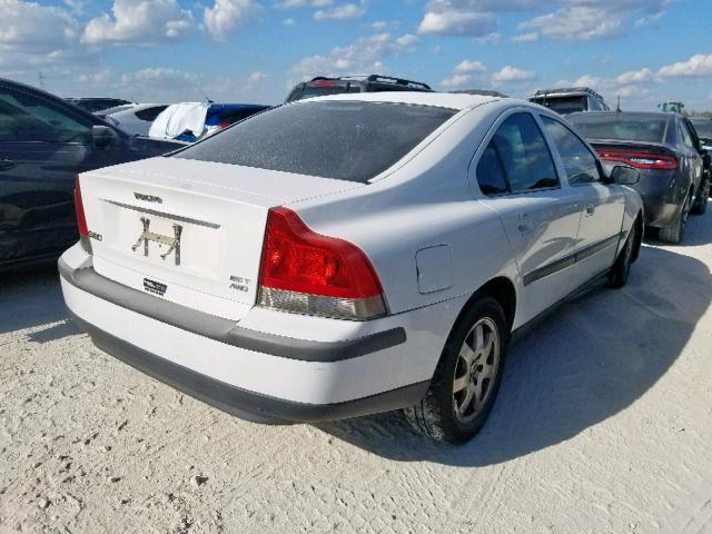 YV1RH59H542379880 - 2004 VOLVO S60 2.5T WHITE photo 4