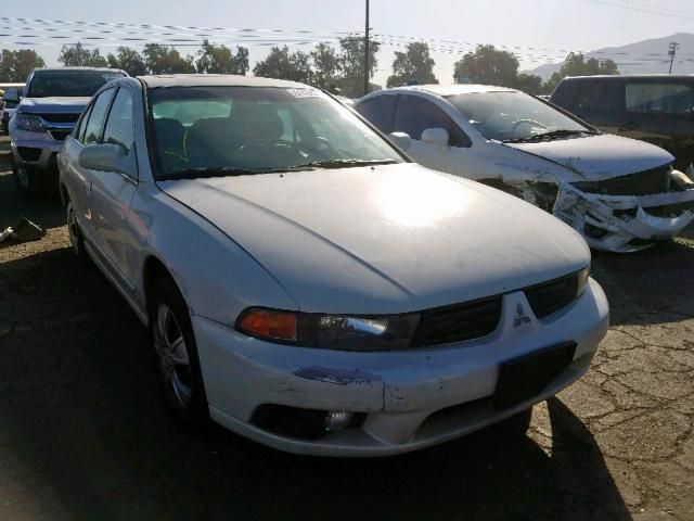 4A3AA46G12E087892 - 2002 MITSUBISHI GALANT ES WHITE photo 1