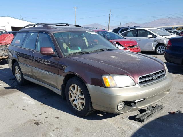 4S3BH6864Y6638693 - 2000 SUBARU LEGACY OUT MAROON photo 1