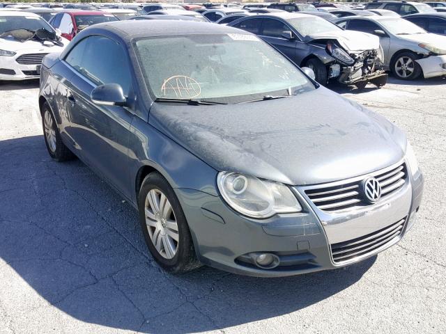 WVWBA71F57V028648 - 2007 VOLKSWAGEN EOS 2.0T GRAY photo 1