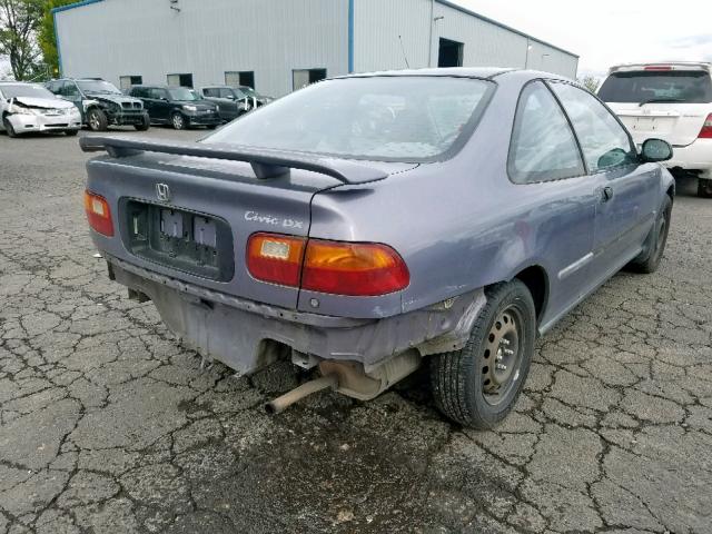 2HGEJ2228SH511470 - 1995 HONDA CIVIC DX PURPLE photo 4