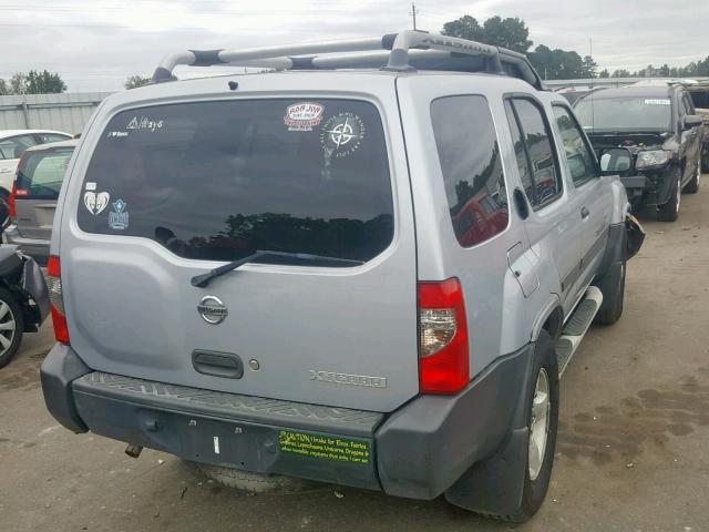 5N1ED28Y43C662629 - 2003 NISSAN XTERRA XE SILVER photo 4