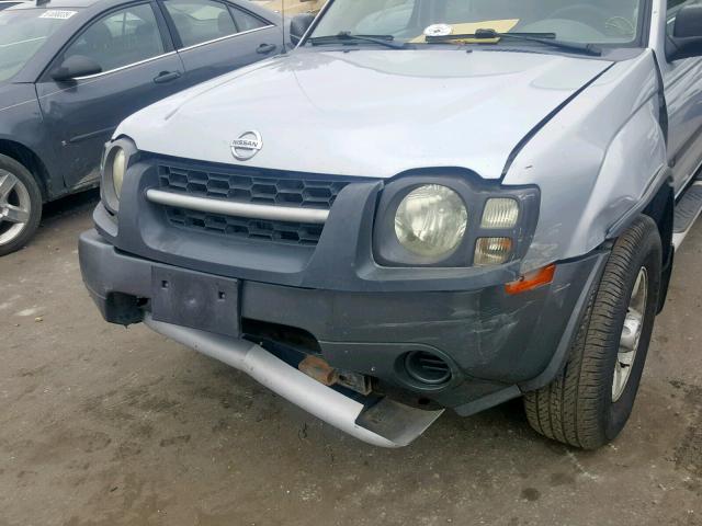 5N1ED28Y43C662629 - 2003 NISSAN XTERRA XE SILVER photo 9