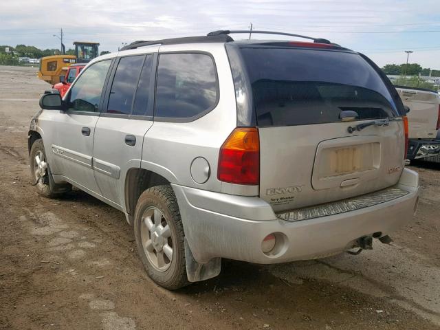 1GKDT13S542271274 - 2004 GMC ENVOY SILVER photo 3