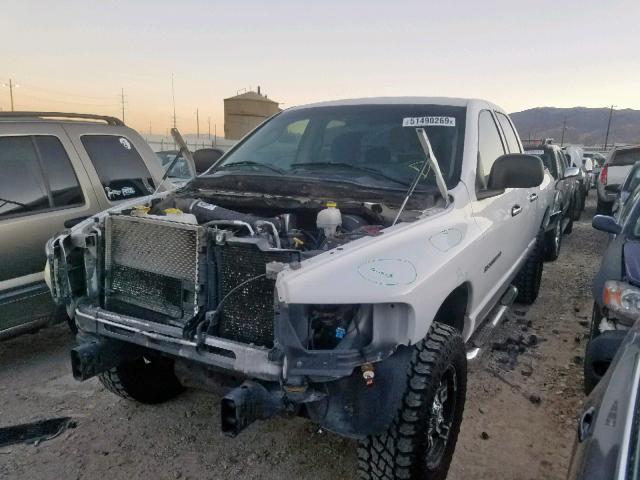 1D7HU18D75J514598 - 2005 DODGE RAM 1500 S WHITE photo 2