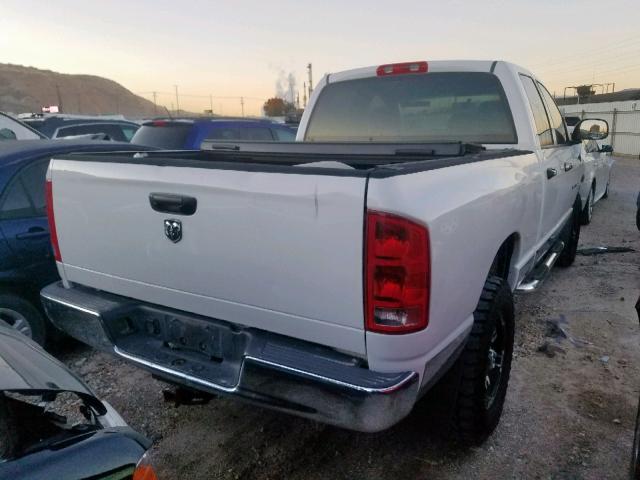 1D7HU18D75J514598 - 2005 DODGE RAM 1500 S WHITE photo 4