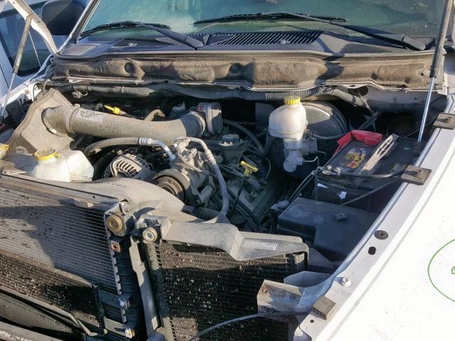 1D7HU18D75J514598 - 2005 DODGE RAM 1500 S WHITE photo 7