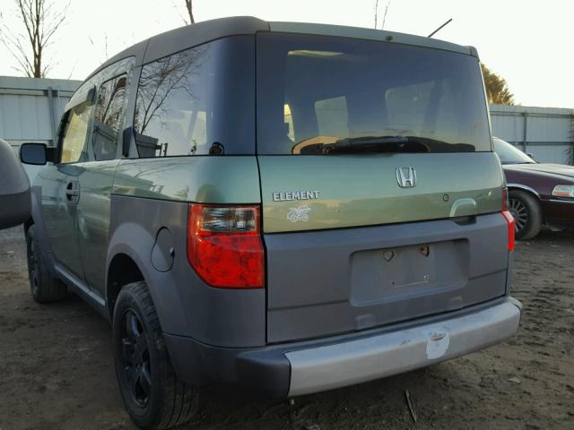 5J6YH28593L014919 - 2003 HONDA ELEMENT EX GREEN photo 3