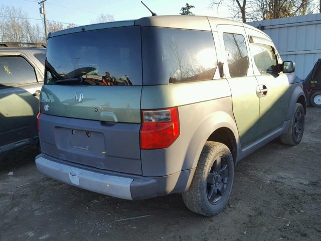 5J6YH28593L014919 - 2003 HONDA ELEMENT EX GREEN photo 4