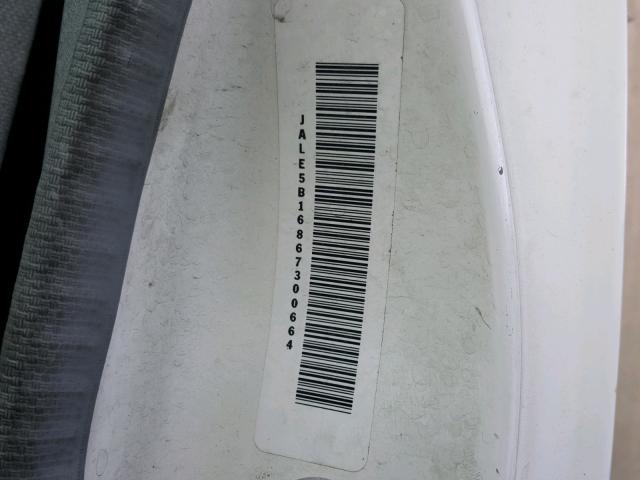 JALE5B16867300664 - 2006 ISUZU NQR WHITE photo 10