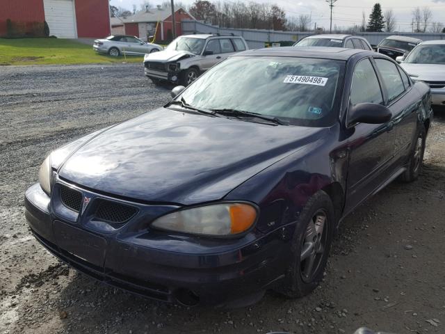 1G2NF52E44M670597 - 2004 PONTIAC GRAND AM S BLUE photo 2