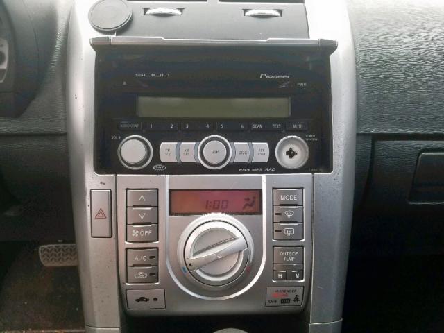 JTKDE167X80262741 - 2008 TOYOTA SCION TC ნაცრისფერი ფოტო 9