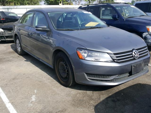 1VWAP7A35DC046507 - 2013 VOLKSWAGEN PASSAT S BLUE photo 1