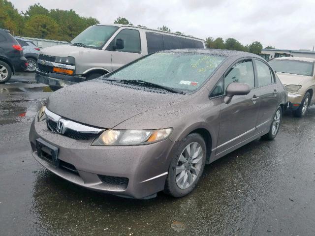 2HGFA16919H519300 - 2009 HONDA CIVIC EXL 灰色 照片 2