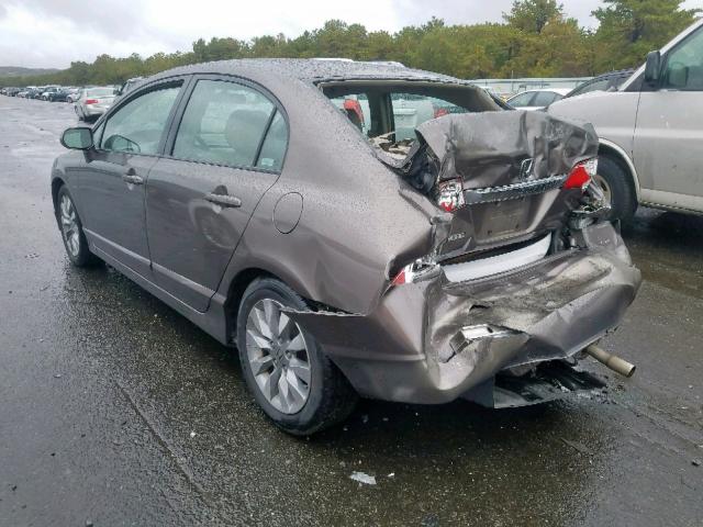 2HGFA16919H519300 - 2009 HONDA CIVIC EXL 灰色 照片 3