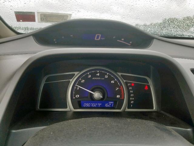 2HGFA16919H519300 - 2009 HONDA CIVIC EXL 灰色 照片 8