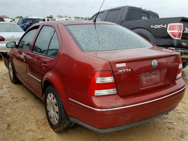 3VWRK69M84M032091 - 2004 VOLKSWAGEN JETTA GL RED photo 3