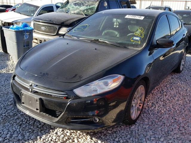 1C3CDFCA0DD333164 - 2013 DODGE DART LIMIT BLACK photo 2