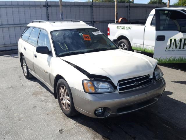 4S3BH665527633644 - 2002 SUBARU LEGACY OUT WHITE photo 1