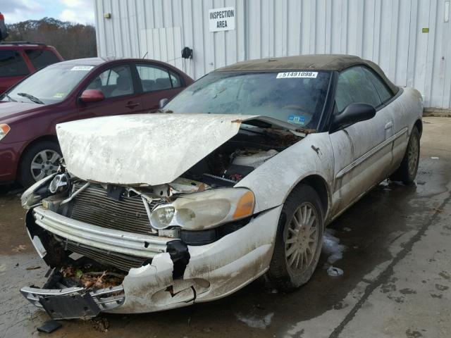 1C3EL55R36N169608 - 2006 CHRYSLER SEBRING TO WHITE photo 2