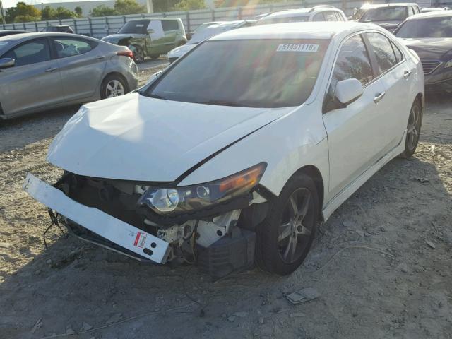 JH4CU2F88CC028267 - 2012 ACURA TSX SE WHITE photo 2