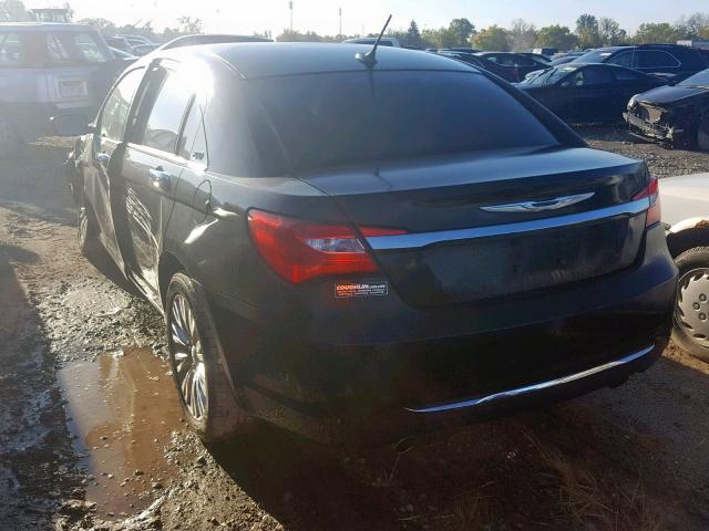 1C3CCBCG6DN684607 - 2013 CHRYSLER 200 LIMITE BLACK photo 3