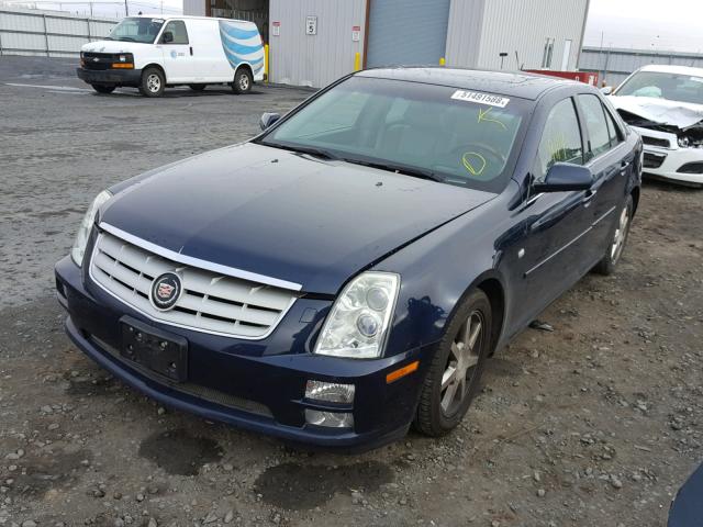 1G6DC67A250172387 - 2005 CADILLAC STS BLUE photo 2