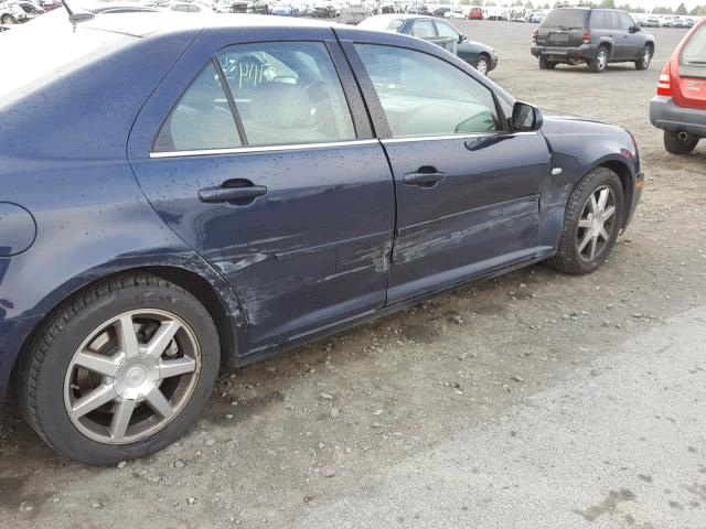 1G6DC67A250172387 - 2005 CADILLAC STS BLUE photo 9