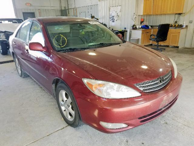 4T1BE32K64U282116 - 2004 TOYOTA CAMRY LE MAROON photo 1