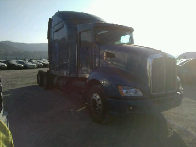 1XKAD49X5DR356692 - 2013 KENWORTH CONSTRUCTI BLUE photo 1