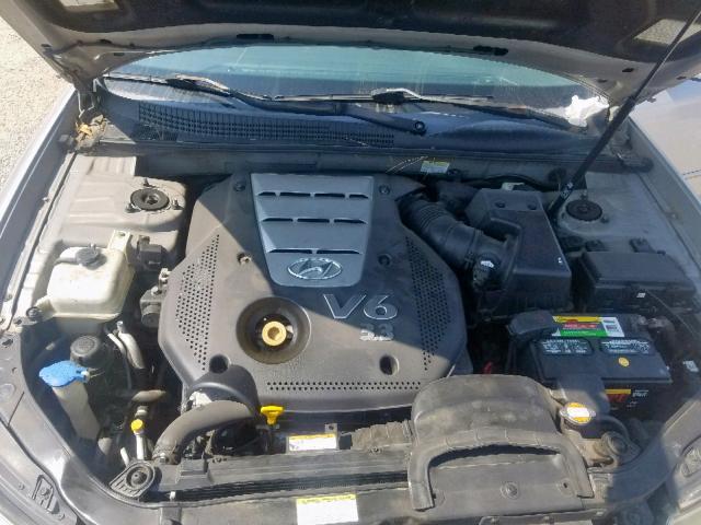 5NPEU46F06H071241 - 2006 HYUNDAI SONATA GLS GRAY photo 7