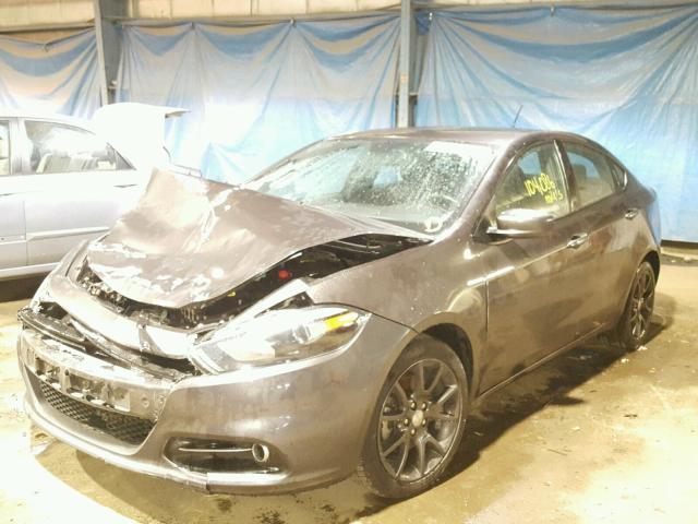 1C3CDFBB7GD515782 - 2016 DODGE DART SXT GRAY photo 2