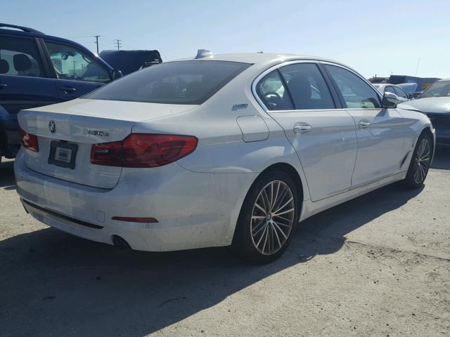 WBAJA9C54JB249529 - 2018 BMW 530E WHITE photo 4