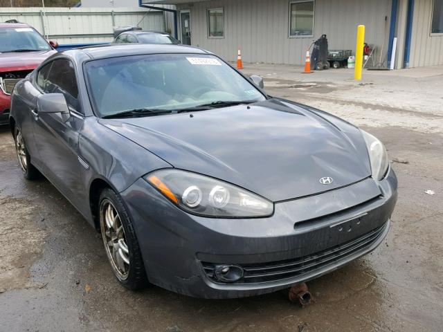 KMHHM66DX7U242524 - 2007 HYUNDAI TIBURON GS GRAY photo 1