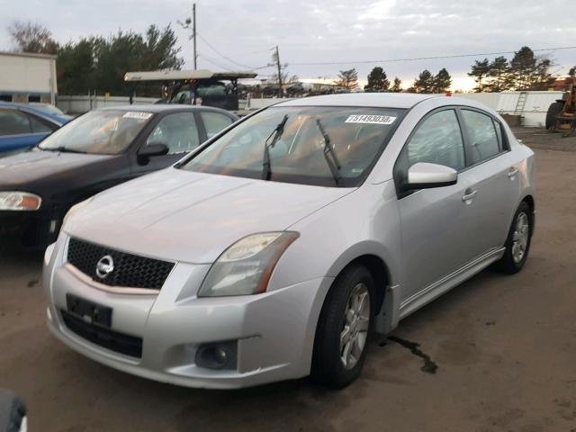 3N1AB6AP2AL719948 - 2010 NISSAN SENTRA 2.0 SILVER photo 2