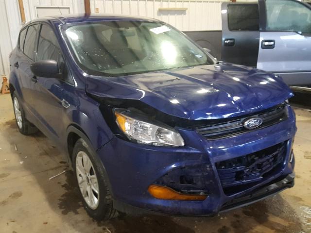 1FMCU0F7XEUB28716 - 2014 FORD ESCAPE S BLUE photo 1