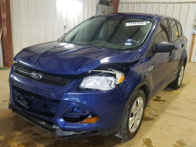 1FMCU0F7XEUB28716 - 2014 FORD ESCAPE S BLUE photo 2